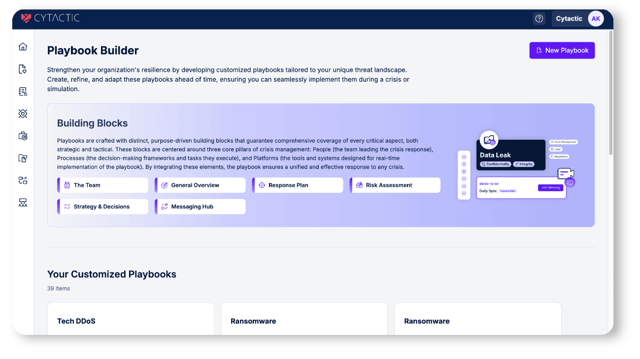 Playbook Builder